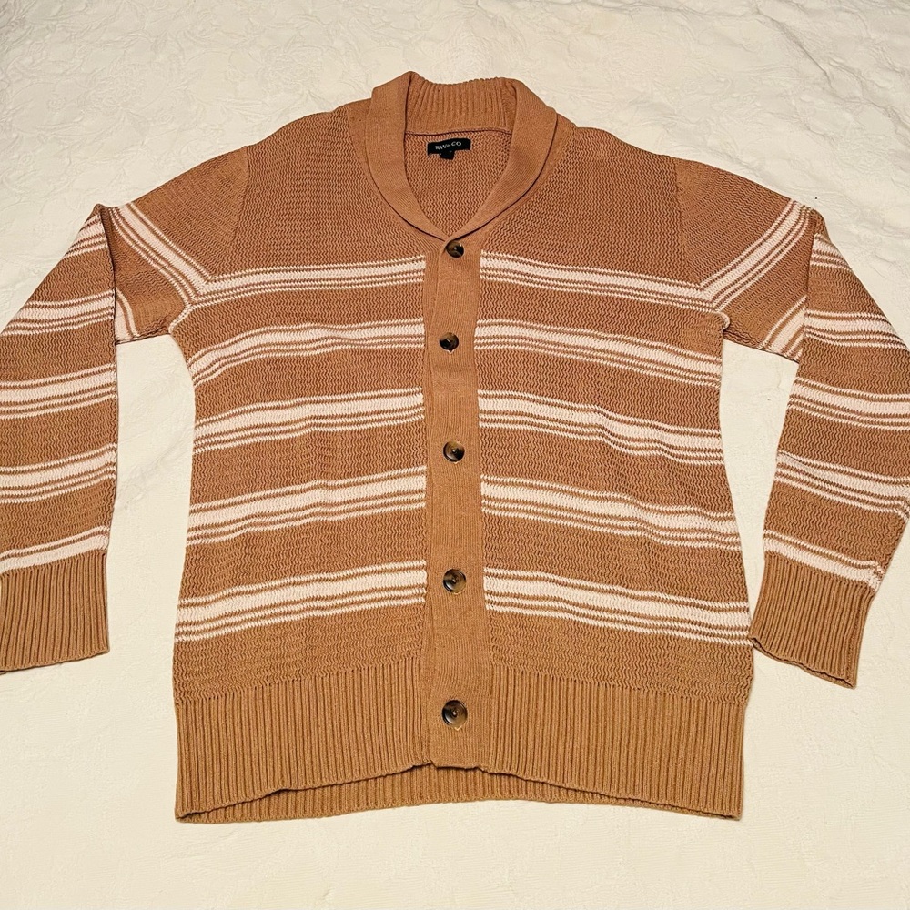 RW & CO cotton linen cardigan